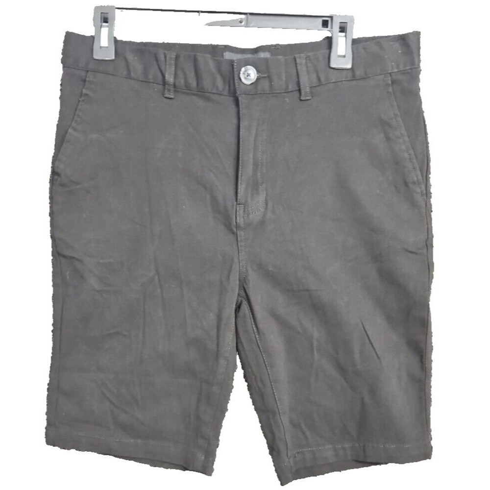 Eleven Paris Size 32 Waste Men's Black Chino Shorts NWOT